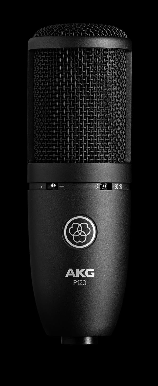 AKG P120 Studio Condenser Microphone, Black, XLR - Image 2